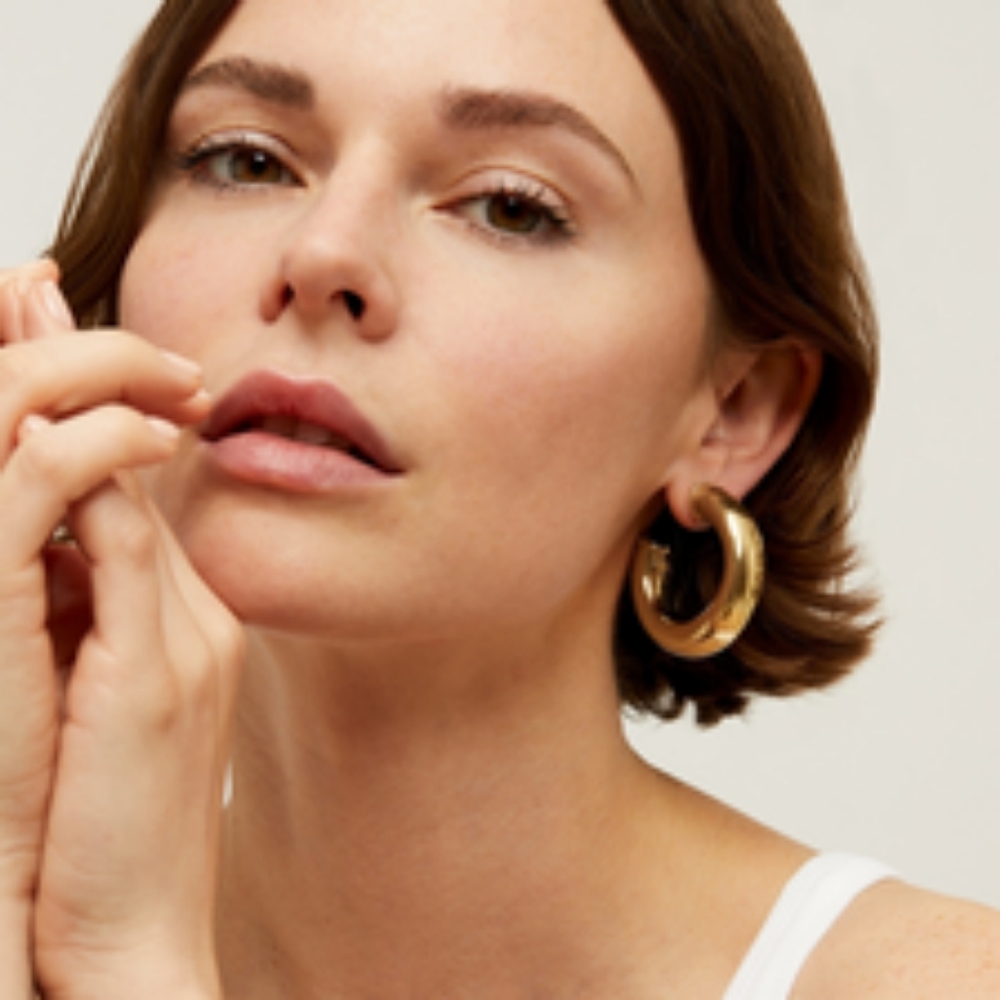 Turner Hoop Earring - Gold